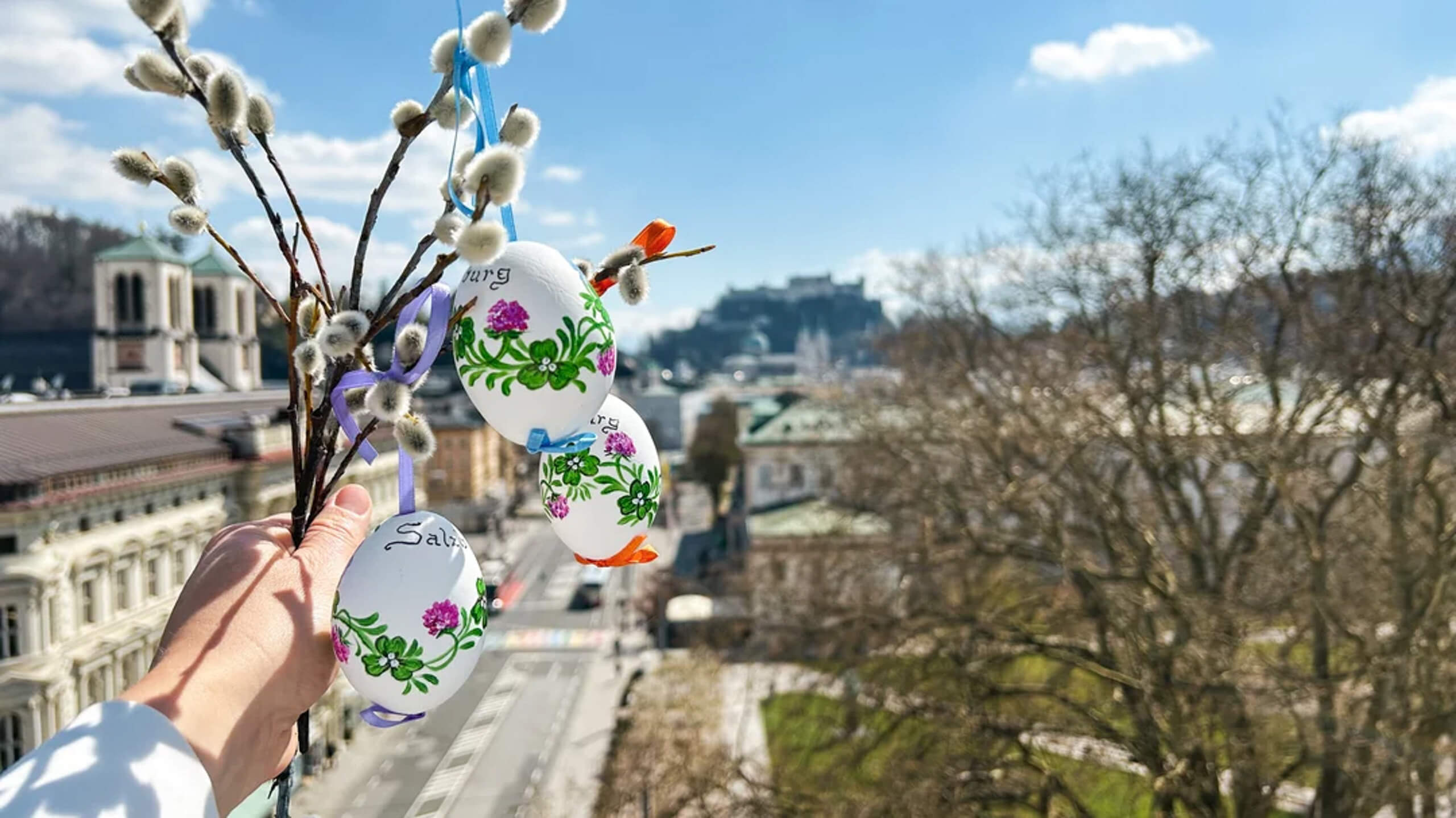 Ostertraditionen in Salzburg – bunt geschmückte Märkte und regionale Bräuche.