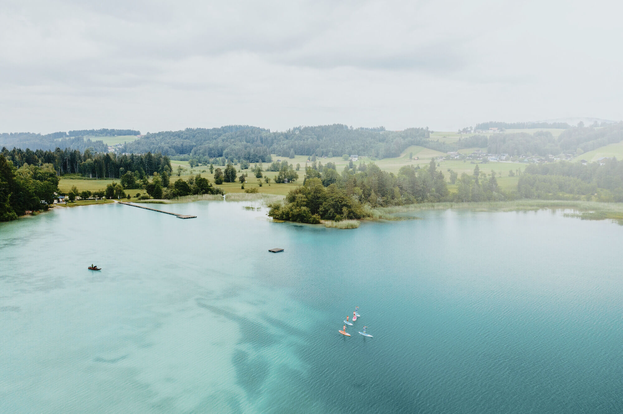 SUP sul Lago di Fuschl – vacanza attiva nella natura salisburghese.