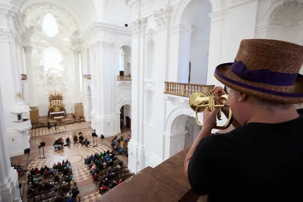 Cathedral concert as part of Jazz & The City in Salzburg – atmospheric live music in a baroque setting.