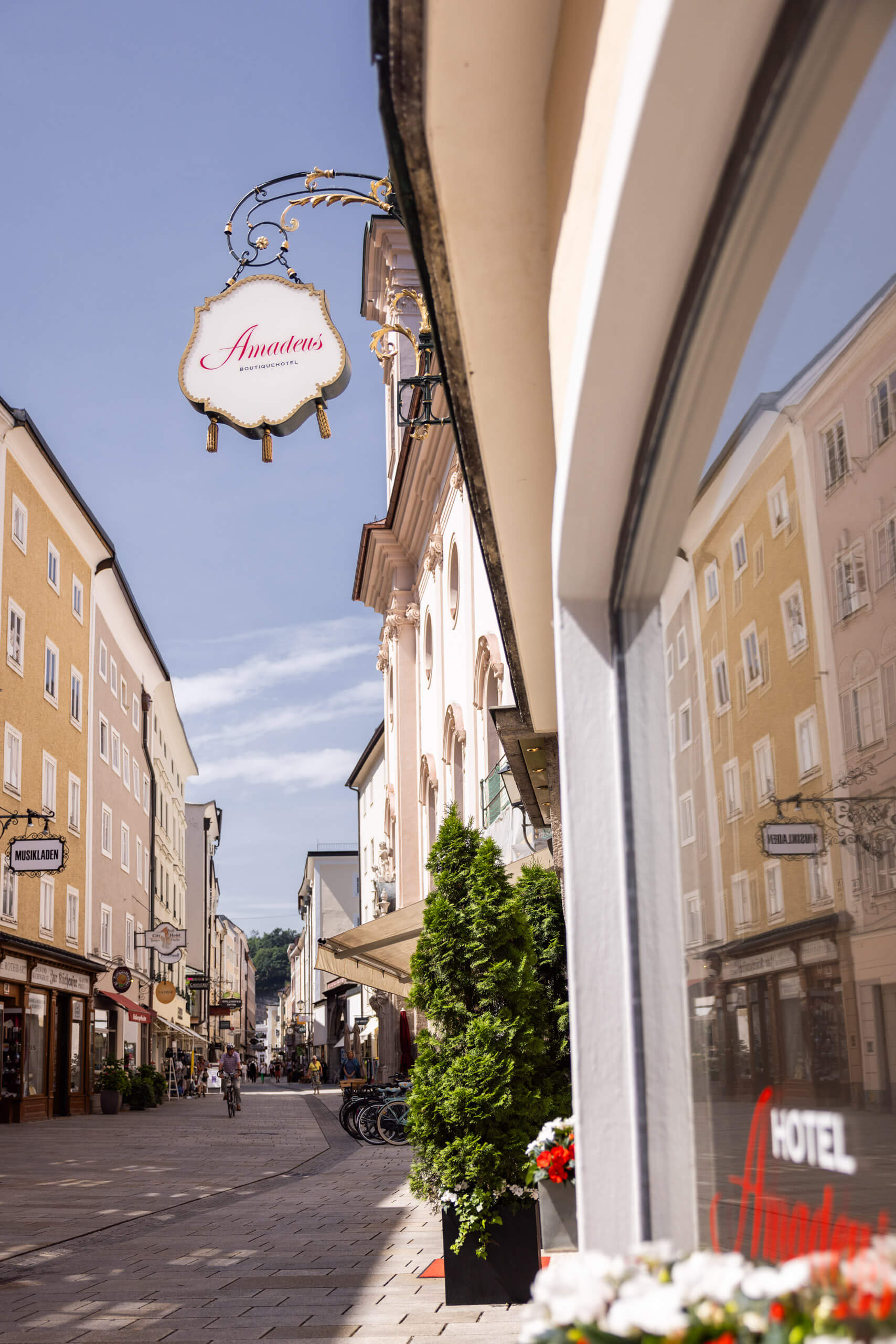 Charming boutique hotel with a unique location in Salzburg’s Old Town.