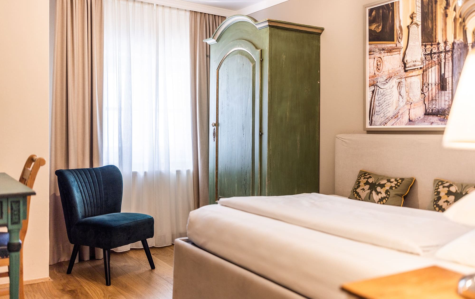 Gemütliches und stilvolles Einzelzimmer im Hotel Amadeus
